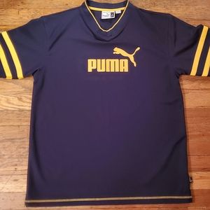 Puma Jersey - Navy & Gold - Men's Large